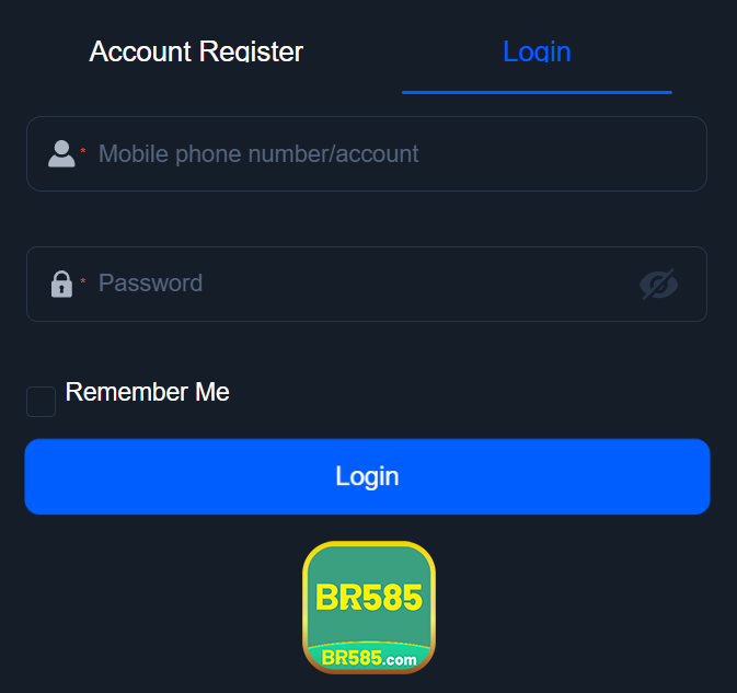 Login especial na br585.com